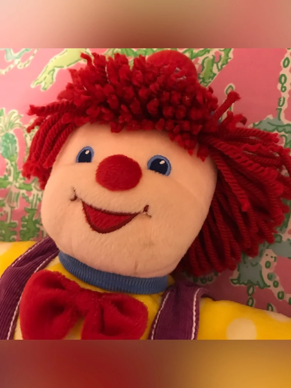 Vintage Gymboree 18” Gymbo the Clown Kids plush toy 2005